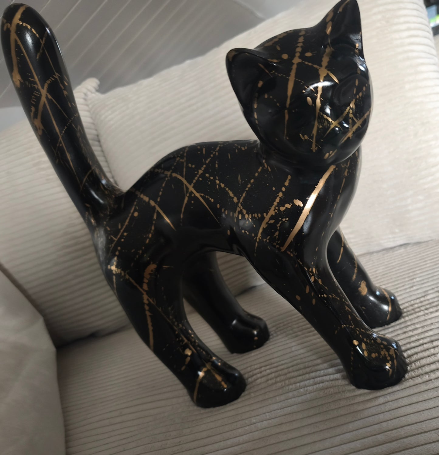 Chat en céramique 45 cm