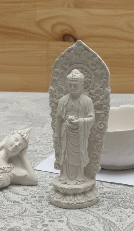 Bougie Bouddha lotus