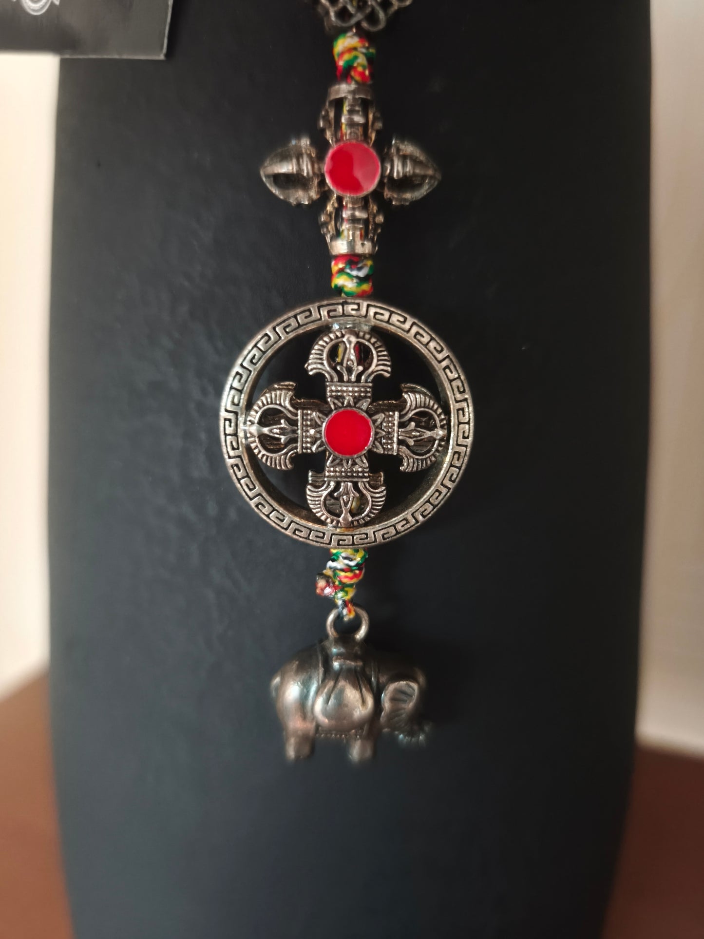 Pendentif de protection double Dorje éléphant