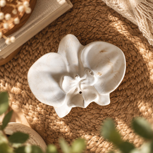 Porte encens orchidée