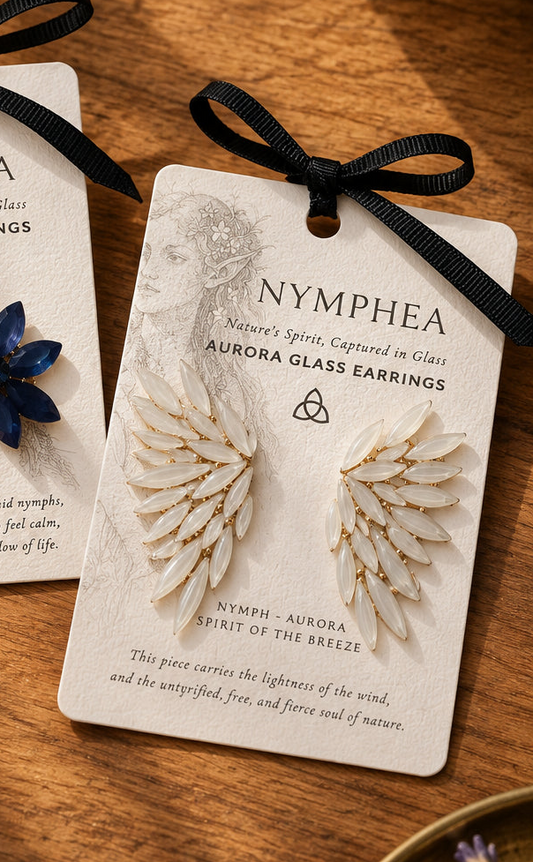 Boucles Nymphe blanche ailes
