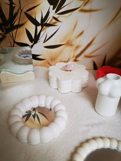 Miroir Jesmonite