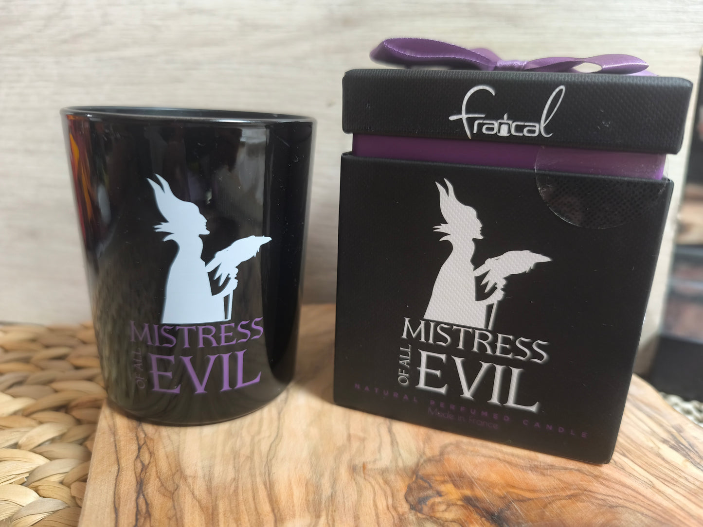 Bougie parfumée Disney Maléfique "Mistress of Evil "