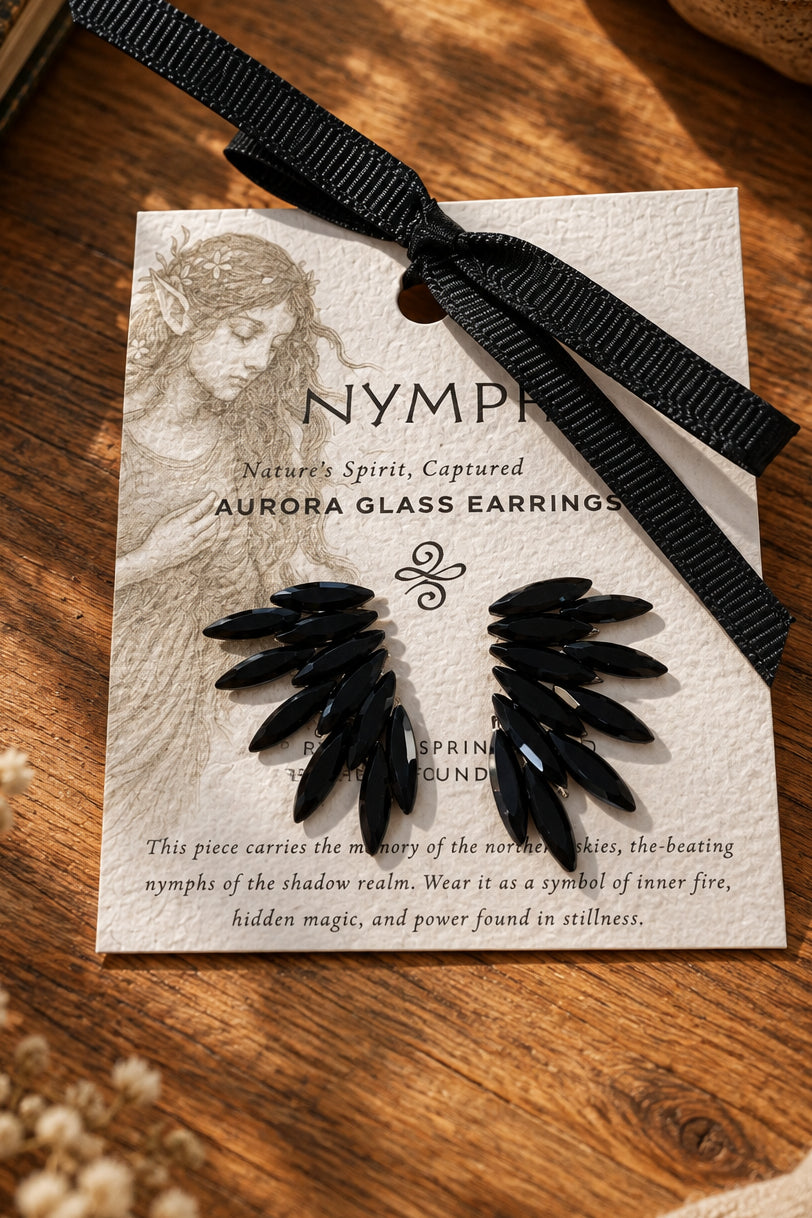 Boucles Nymphe fee Noir
