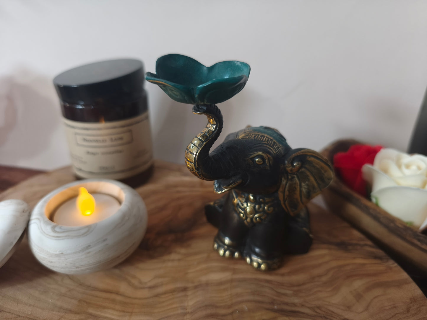 Porte Encens ou bougeoir Éléphant