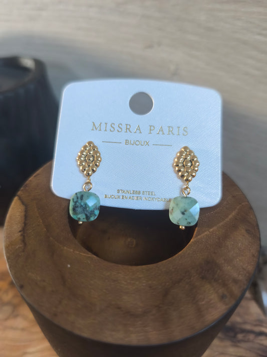 Boucles turquoise