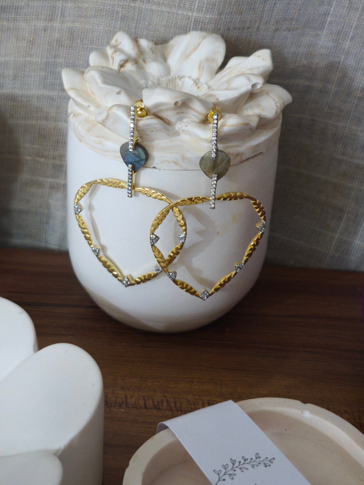 Boucles d’oreilles Lima - Labradorite