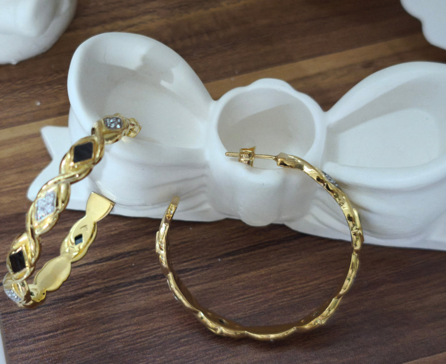 Créoles Sani — Onyx texturé