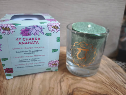 Bougie parfumée 4ème chakra