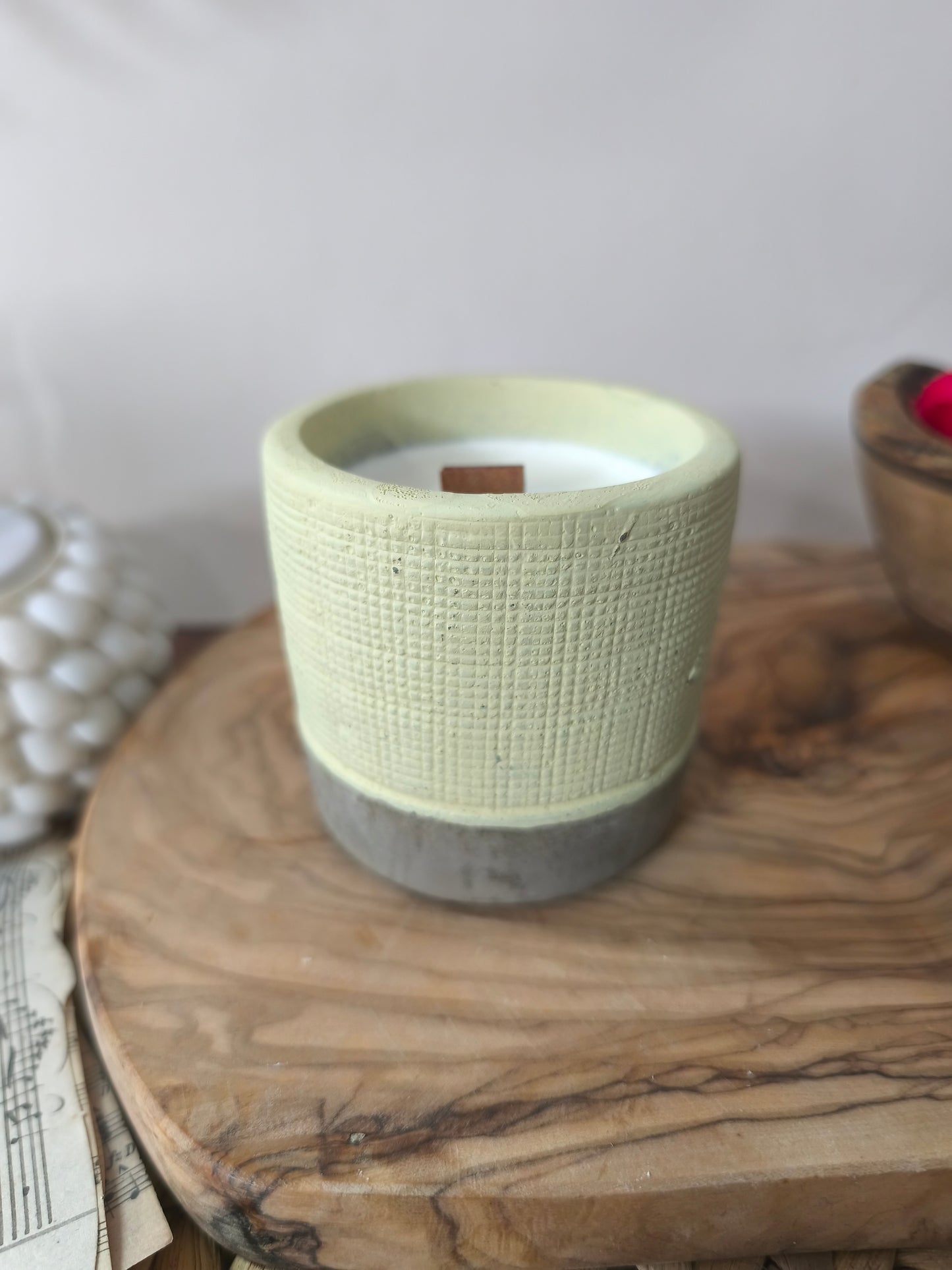 Bougie Pot Beige - Café