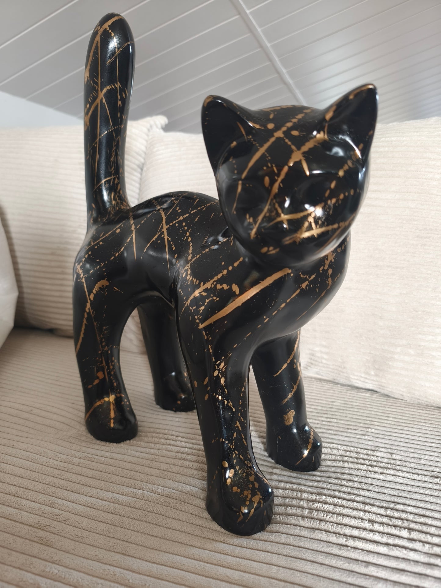 Chat en céramique 45 cm