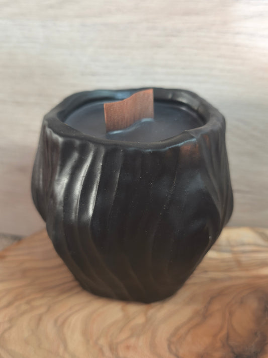 Bougie scintillante noire et dorée * Edition limitée *