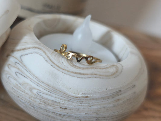Golden Love ring
