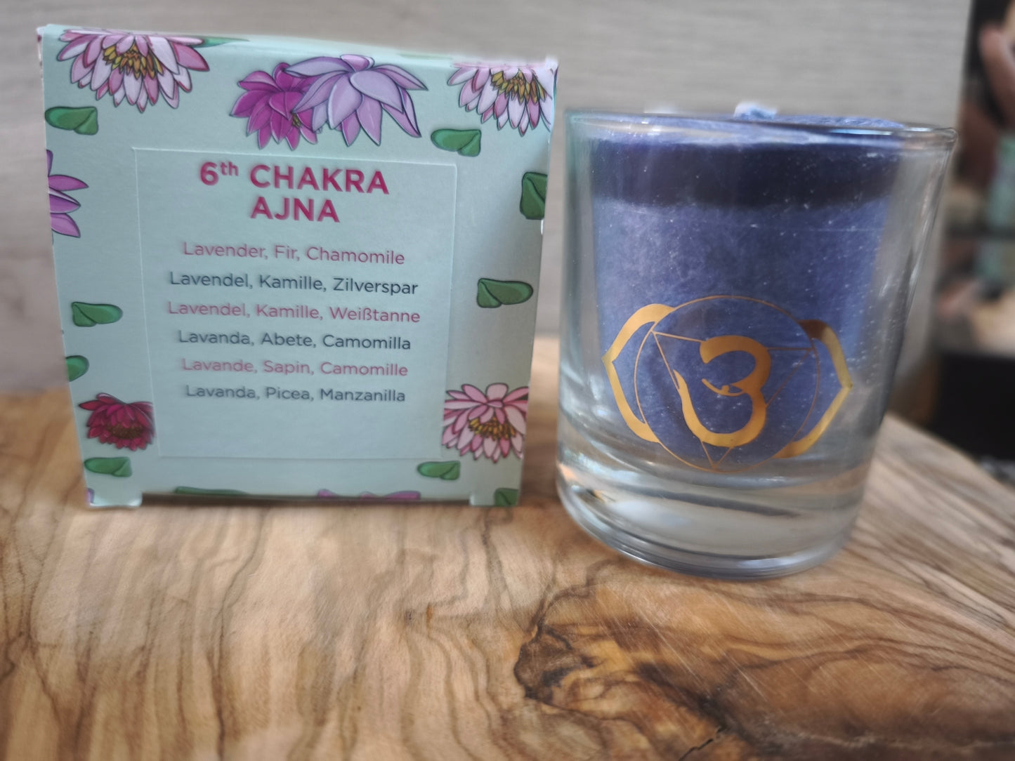 6th chakra scented candle