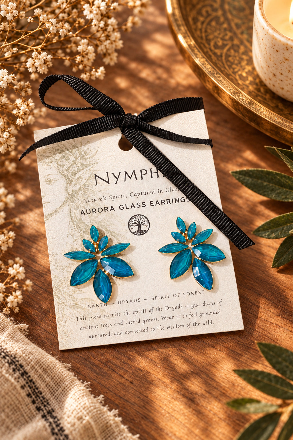 Boucles Nymphe fleur
