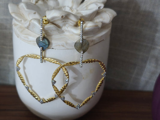 Boucles d’oreilles Lima - Labradorite