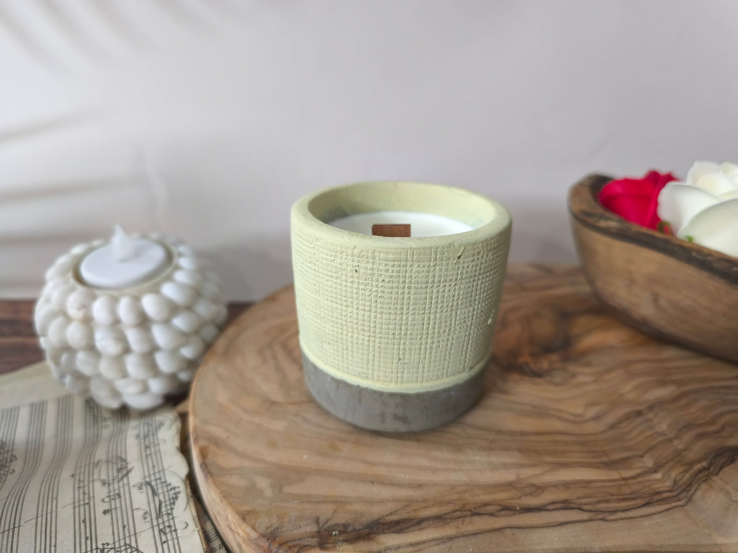 Bougie Pot Beige - Café