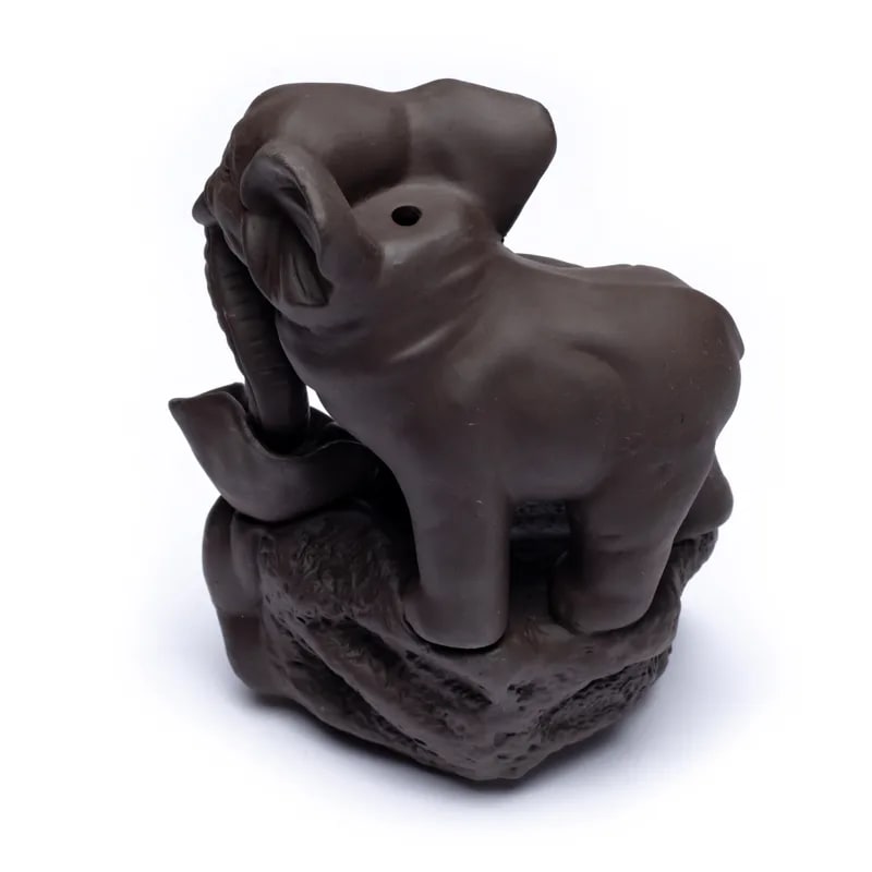 Éléphant - Brûleur d'encens à refoulement