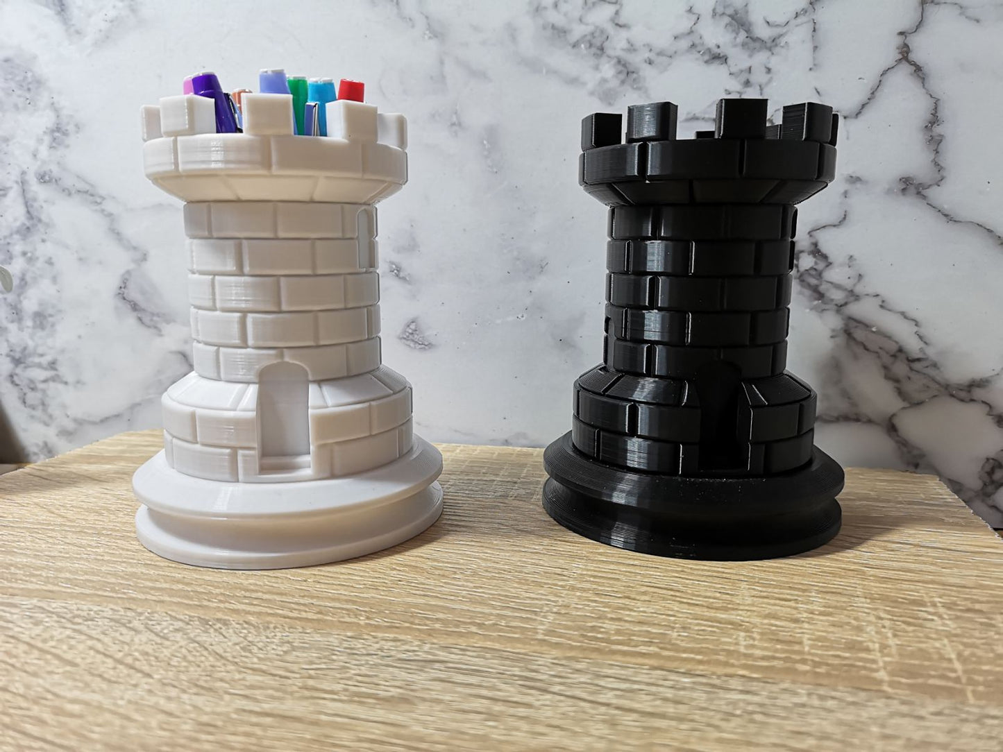 Pot Echec - Blanc - Impression 3D