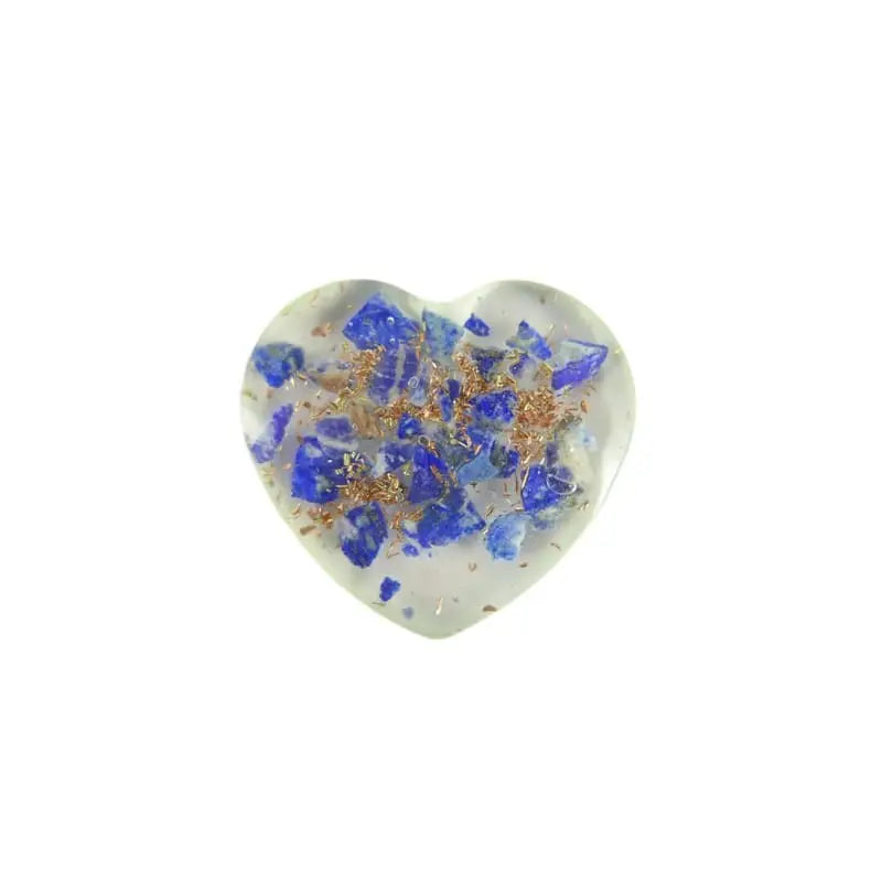 Cœur en résine lapis-lazuli