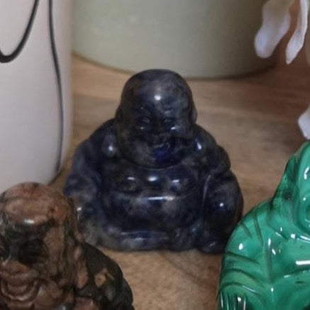 Bouddha en Sodalite