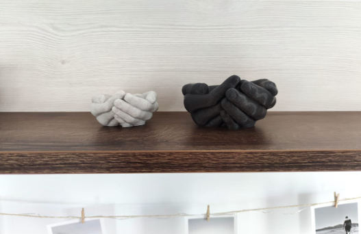 Pot Hand - Marbre - Impression 3D