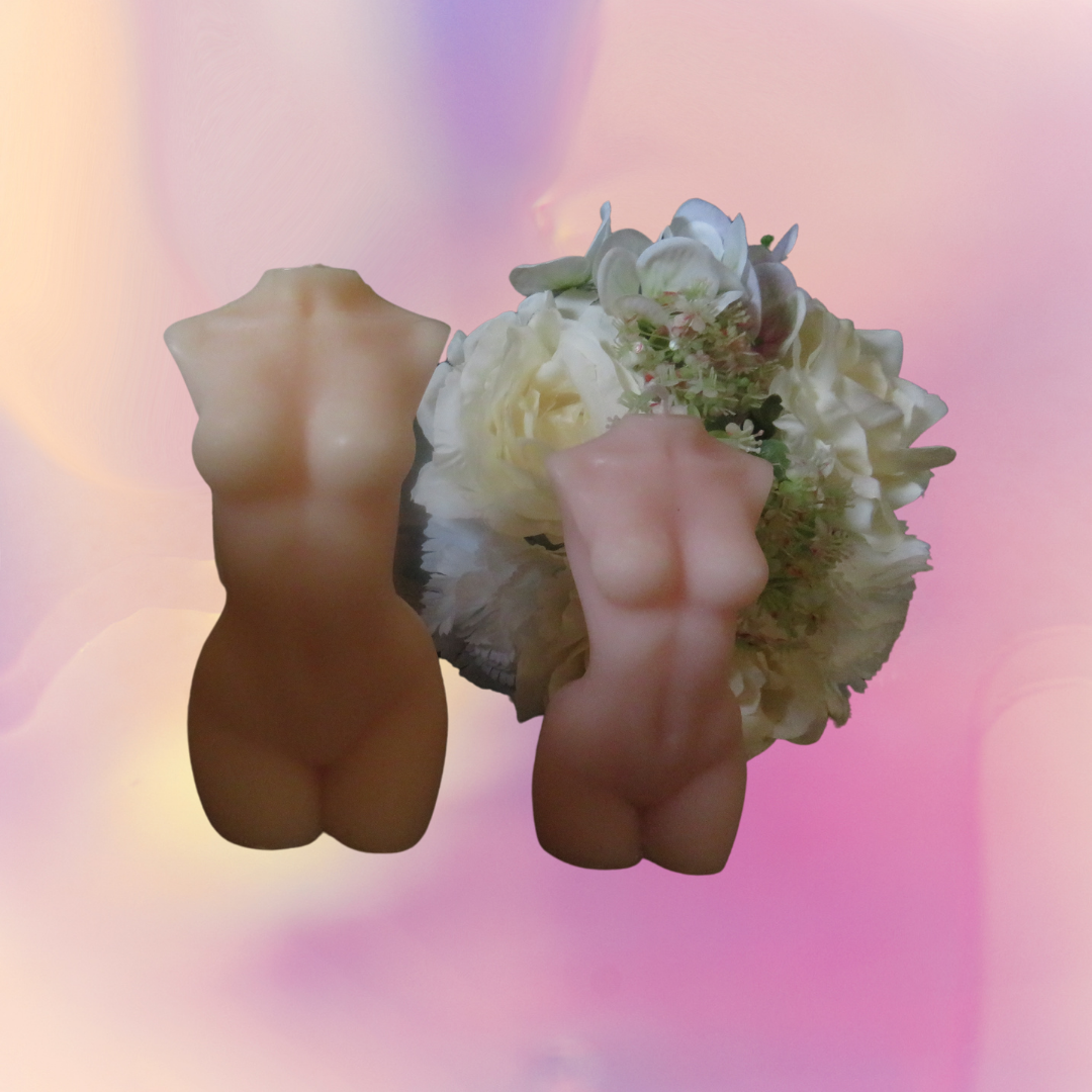 Candle Woman pink in L