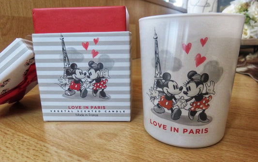 Bougie parfumée Disney Mickey & Minnie « Love in Paris »