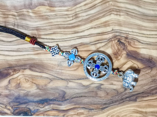 Pendentif de protection double Dorje éléphant