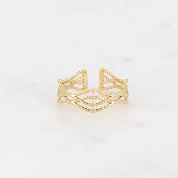 Bague Lennon dorée