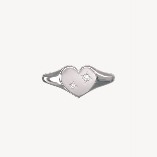 Bague coeur