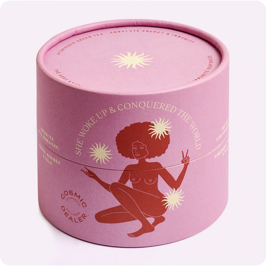 THÉ AYURVÉDIQUE aux plantes - Énergie - Genmaicha gingembre moringa & tulsi