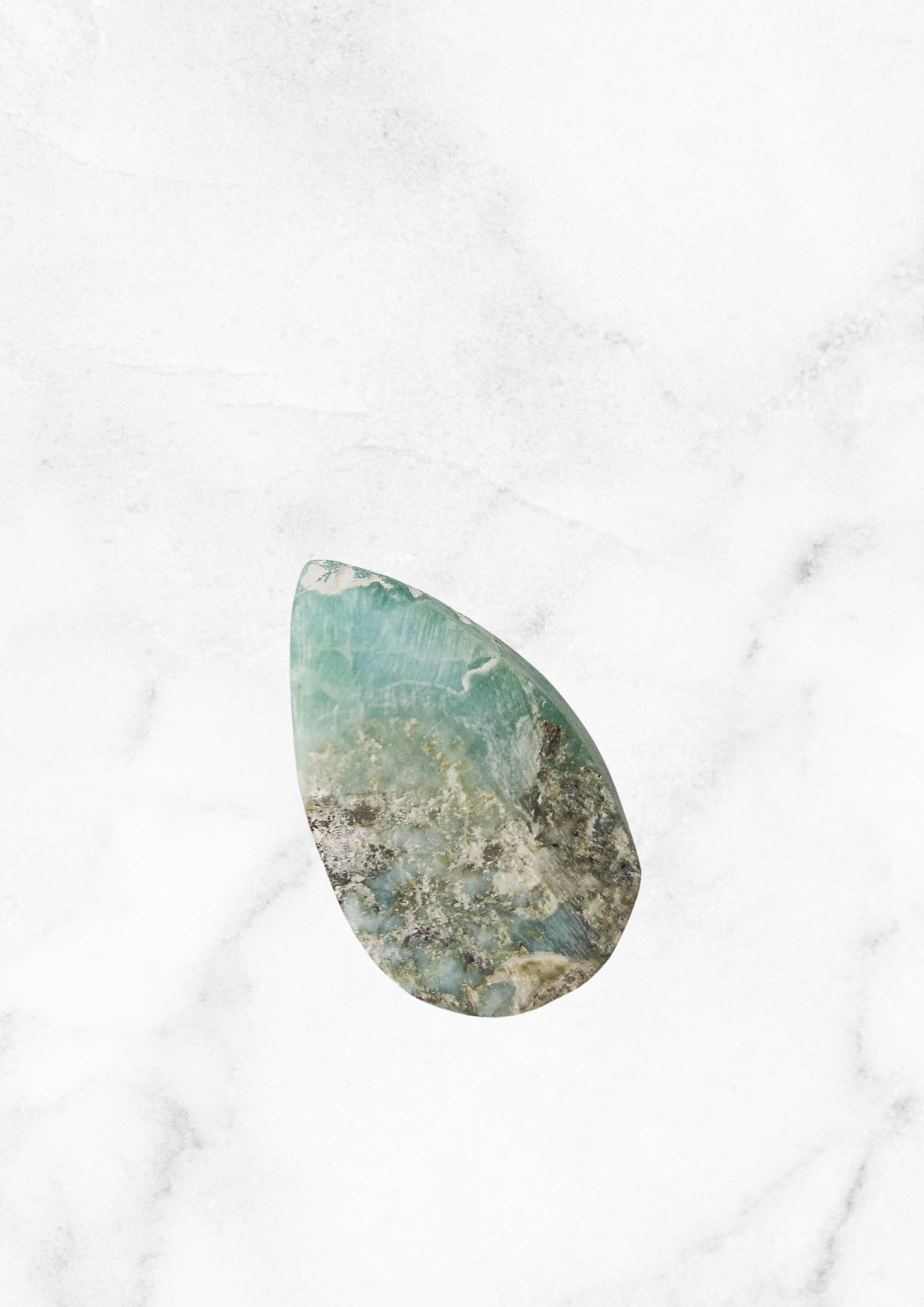 Cabochon Larimar « A » Forme 1