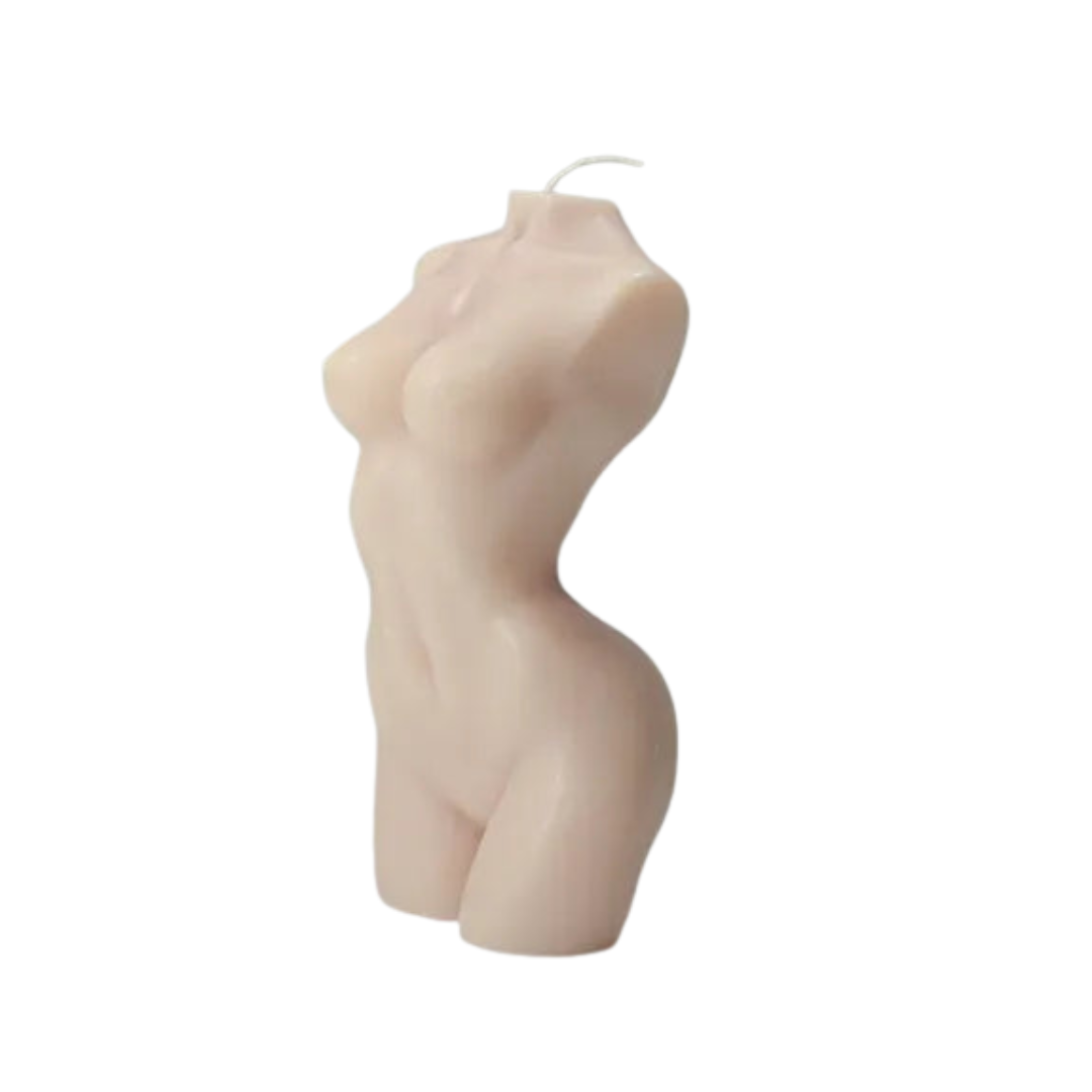 Candle woman pink in S
