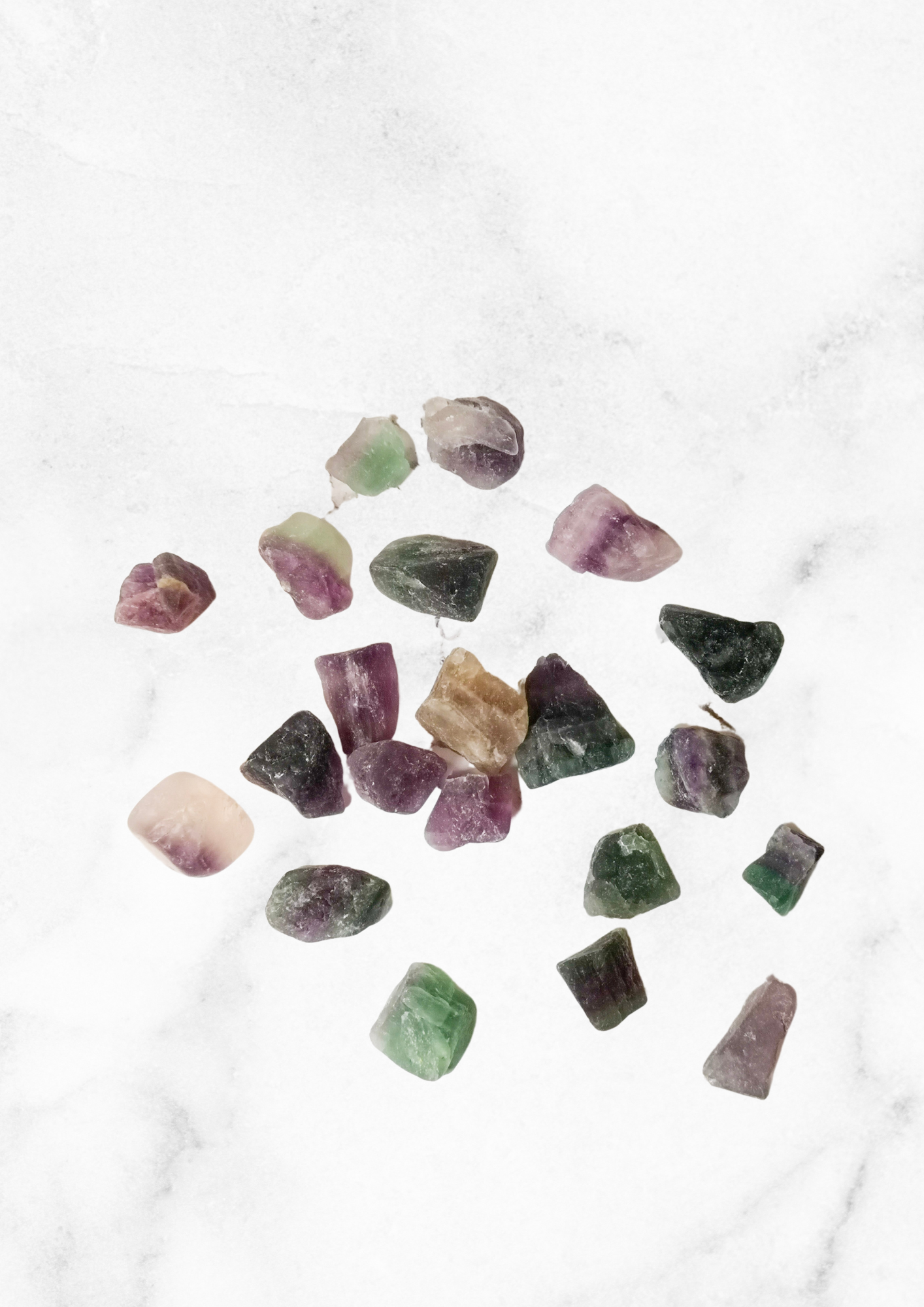 Gobelet en fluorite arc-en-ciel